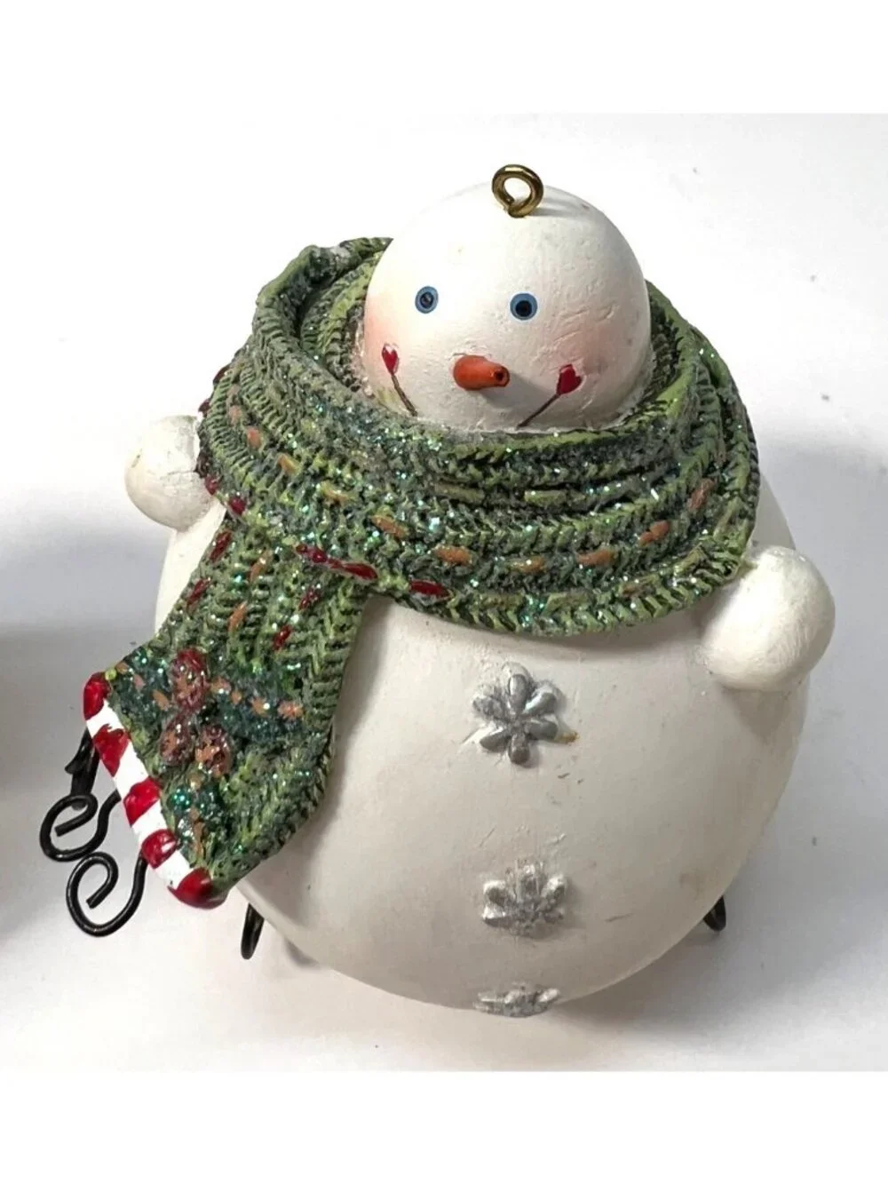 Penguin & Snowman Christmas Figurines With Scarves & Hats - Festive Holiday